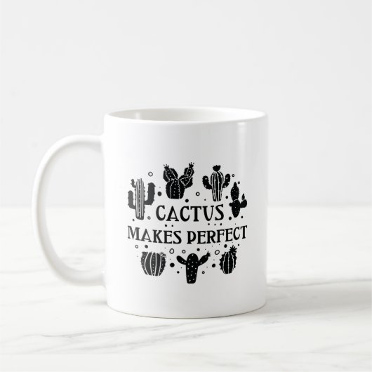 Cactus maakt Perfect Koffiemok (Links)