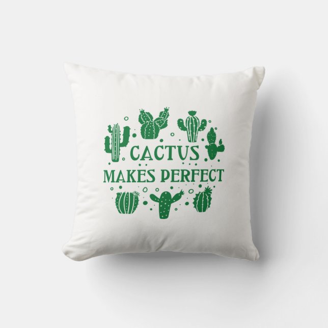 Cactus maakt Perfect Kussen (Voorkant)