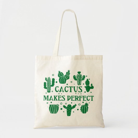 Cactus maakt perfect tote bag (Voorkant)