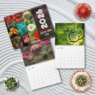 Cactus Maandelijkse inspiratie voor woestijnplante Kalender