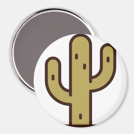 cactus magneet (Voorkant / Achterkant)