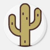 cactus magneet (Voorkant)