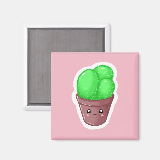 Cactus magnet (Voorkant / Achterkant)
