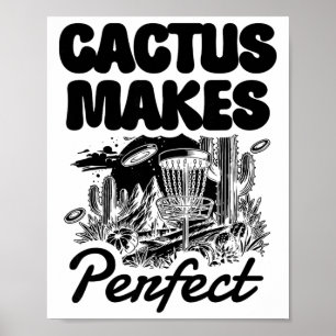 Cactus Makes Perfect Disc Golf Avontuur  Poster