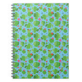 Cactus me Outside (blauw) - notebook Notitieboek (Voorkant)