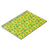 Cactus me Outside (geel) - notebook Notitieboek (Linkerzijde)
