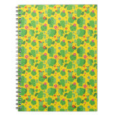 Cactus me Outside (geel) - notebook Notitieboek (Voorkant)