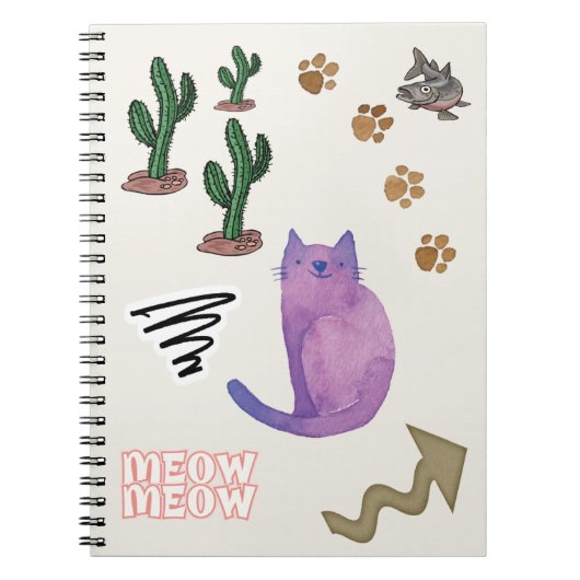 Cactus Meerval Notitieboek (Voorkant)