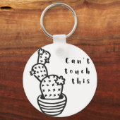 Cactus met antiaanraking sleutelhanger (Voorkant)