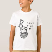 Cactus met antiaanraking t-shirt (Voorkant)