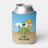 Cactus met Bier Blikjeskoeler (Blikje Voorkant)