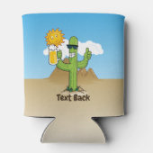 Cactus met bier blikjeskoeler (Achterkant)