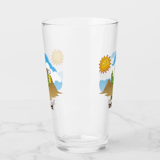 Cactus met bier glas (Links)