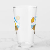 Cactus met bier glas (Rechts)