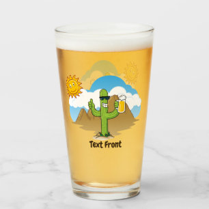 Cactus met bier glas