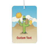Cactus met Bier Luchtverfrisser (Voorkant)