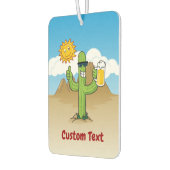 Cactus met Bier Luchtverfrisser (Links)