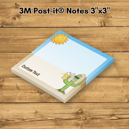Cactus met Bier Post-it® Notes