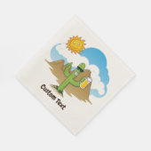 Cactus met bier servet (Hoek)