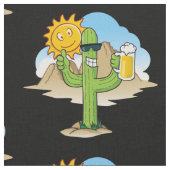 Cactus met bier stof (Close Up)
