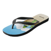 Cactus met bier teenslippers (Schuin)