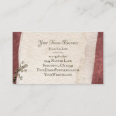  Cactus met Flower en Gecko Southwestern Visitekaartje (Achterkant)