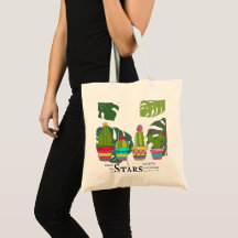 CACTUS MET GROTE BLADEREN EN QUOTE