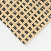 Cactus met Indiaanse en Mexicaanse motieven Fleece Deken (Hoek)