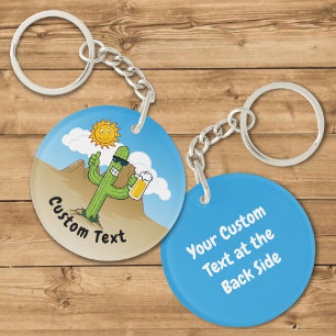 Cactus met Sleutelhanger van bier