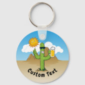 Cactus met Sleutelhanger van bier (Voorkant)