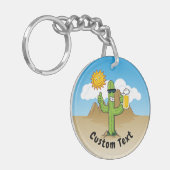 Cactus met Sleutelhanger van bier (Voorkant Links)