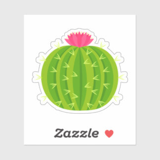 Cactus met Stickers van vinyl zonder bloem