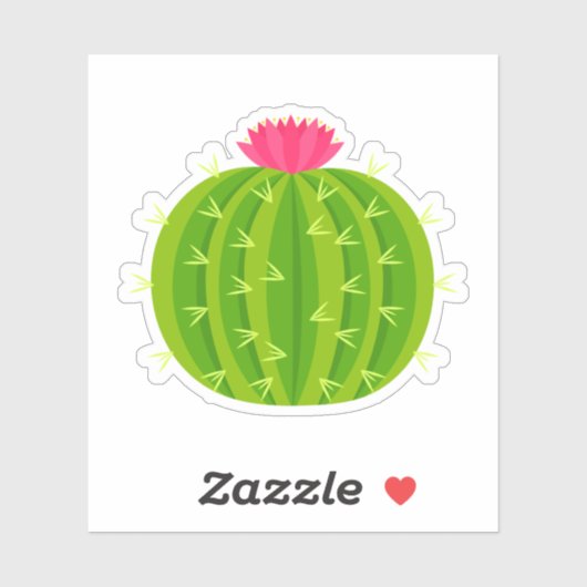 Cactus met Stickers van vinyl zonder bloem (Vel)