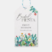 Cactus Mexicaans Feest Bruidsborrel Cadeaulabel (Voorkant)
