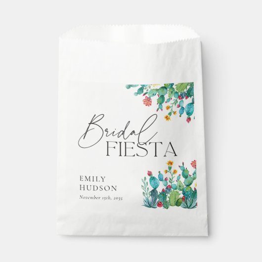 Cactus Mexicaans Feest Bruidsmeisjes Borrel Bedankzakje (Voorkant)