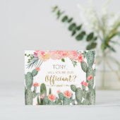 Cactus Mexicaanse Wordt U onze ceremoniemeester Ka Kaart (Staand voorkant)