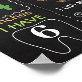 Cactus Mexican Fiesta Birthday board Poster (Hoek)