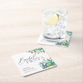 Cactus Mexican Fiesta Bruiloftsfeest Kartonnen Onderzetters (Insitu)