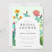 Cactus Mexican Fiesta Vrijgezellenfeest Kaart (Voorkant)