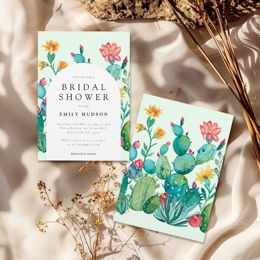 Cactus Mexican Fiesta Vrijgezellenfeest Kaart