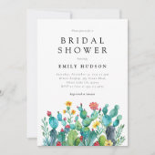 Cactus Mexican Fiesta Vrijgezellenfeest Kaart (Voorkant)