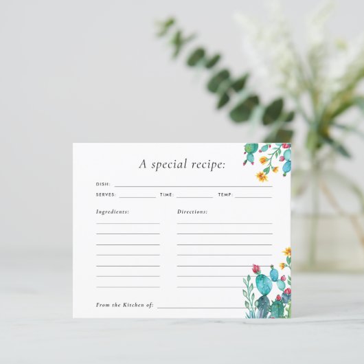 Cactus Mexican Fiesta Vrijgezellenfeest Recept Kaa (Staand voorkant)