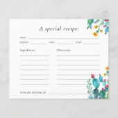 Cactus Mexican Fiesta Vrijgezellenfeest Recept Kaa (Voorkant)