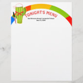 Cactus Mexican food catering menu letterhead (Voorkant)