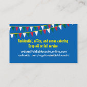 Cactus Mexican Southwestern chef catering Visitekaartje (Achterkant)