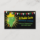 Cactus Mexican Southwestern chef catering Visitekaartje (Voorkant)