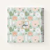Cactus Mint Peach Vacation Rental Guest Book Notitieboek (Achterkant)