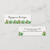 Cactus modern visitekaartje (Voorkant / Achterkant)