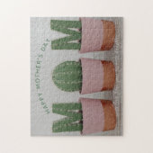 Cactus Moeder Houseplant Moederdag Legpuzzel (Verticaal)
