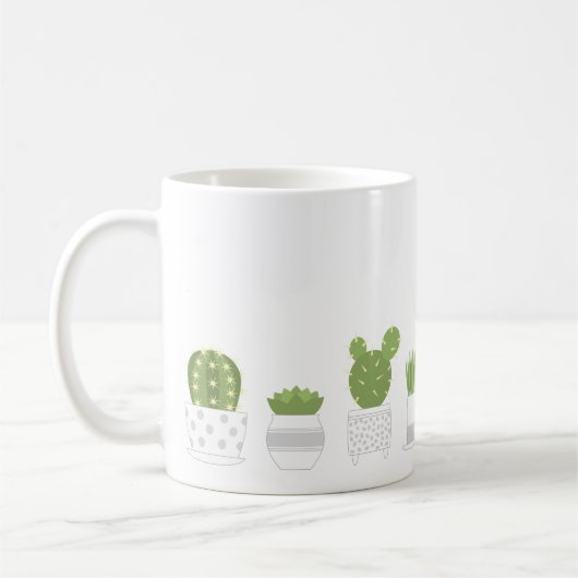 Cactus-Mokken Koffiemok (Links)